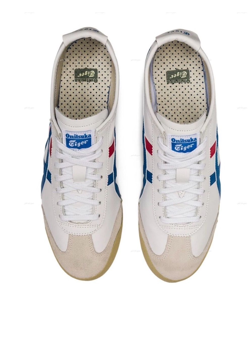 Onitsuka Tiger MEXICO 66 1183C102 100 WHITE BLUE womens US8.5/mens US7 - Picture 6 of 8